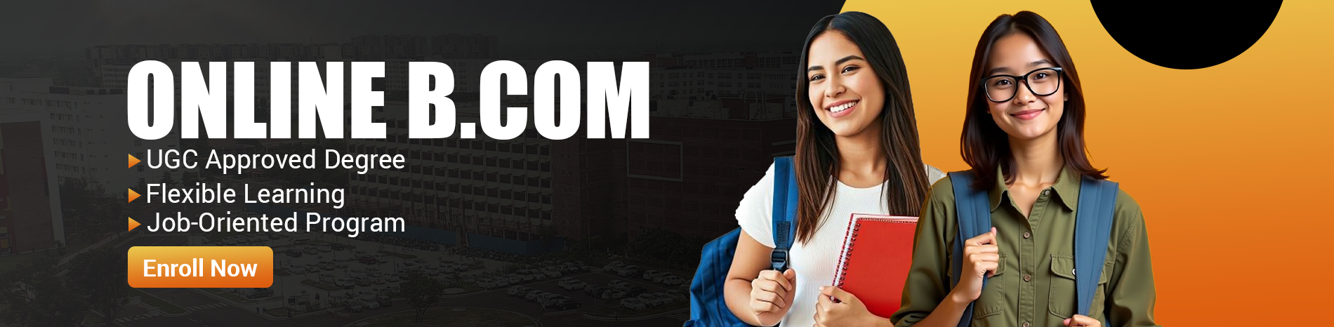 Online B.Com Banner
